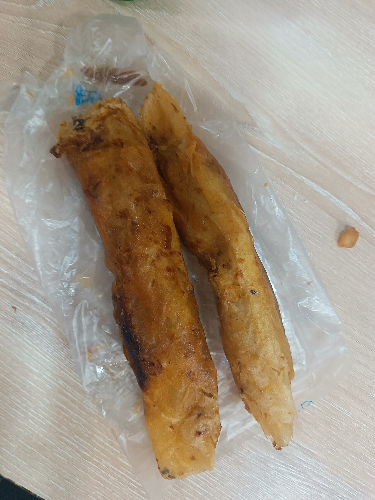 Turon: Crispy Filipino Banana Lumpia - Turon served as merienda.