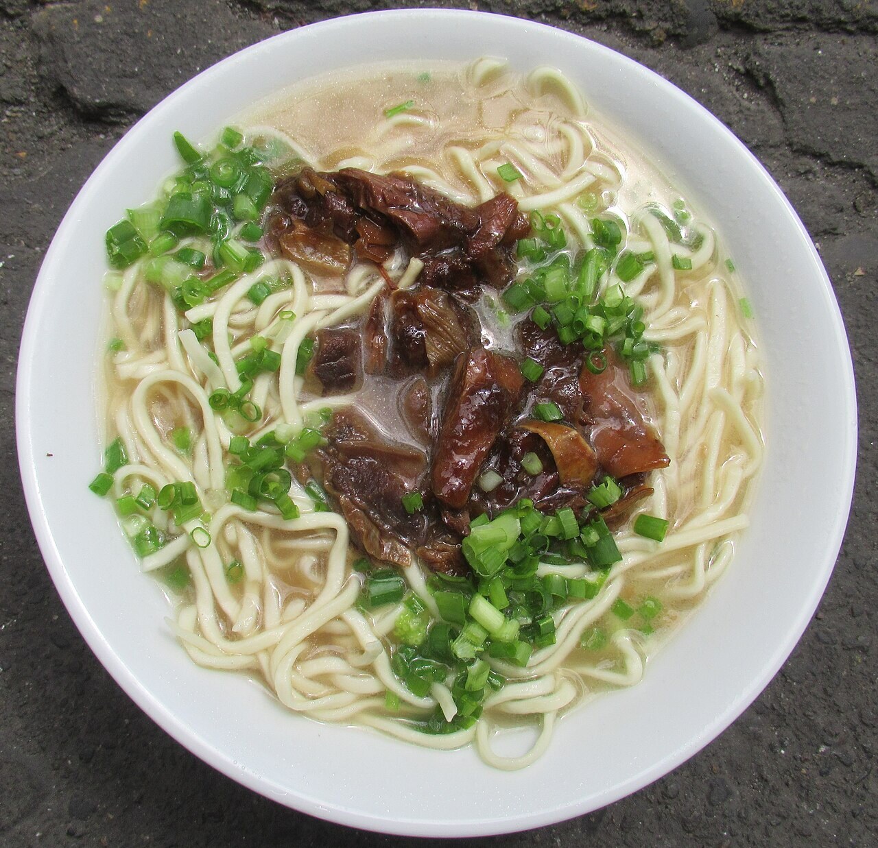 Beef Mami: Filipino-Chinese Beef Noodle Soup - Beef mami soup.