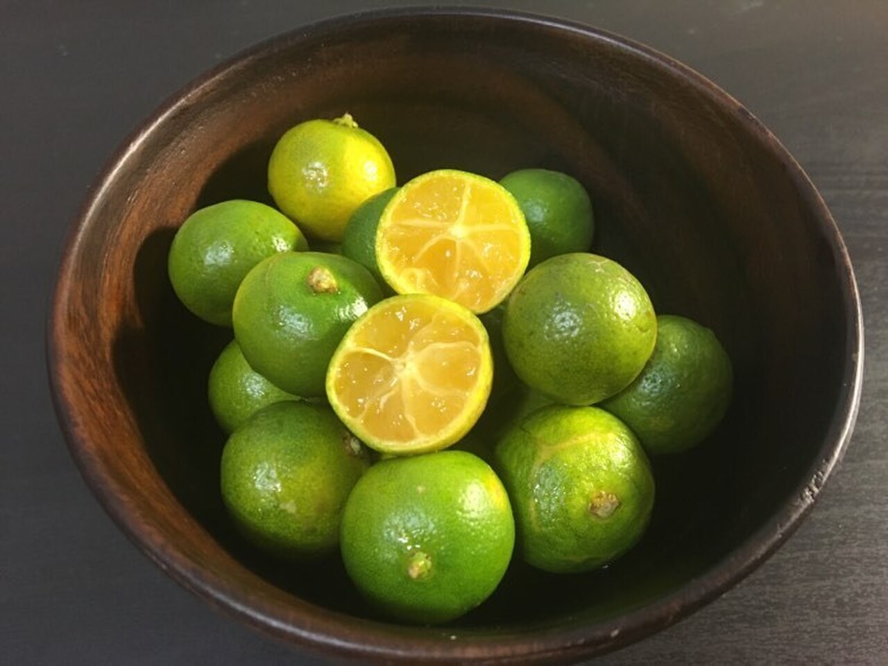 Calamansi Shortbread Cookies - Fresh calamansi for the citrus filling.
