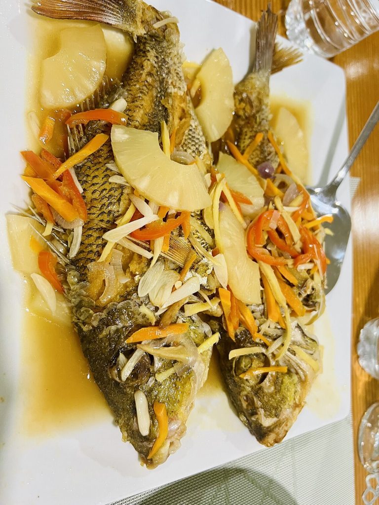 Escabeche Fish: Filipino Sweet-and-Sour Fried Fish recipe