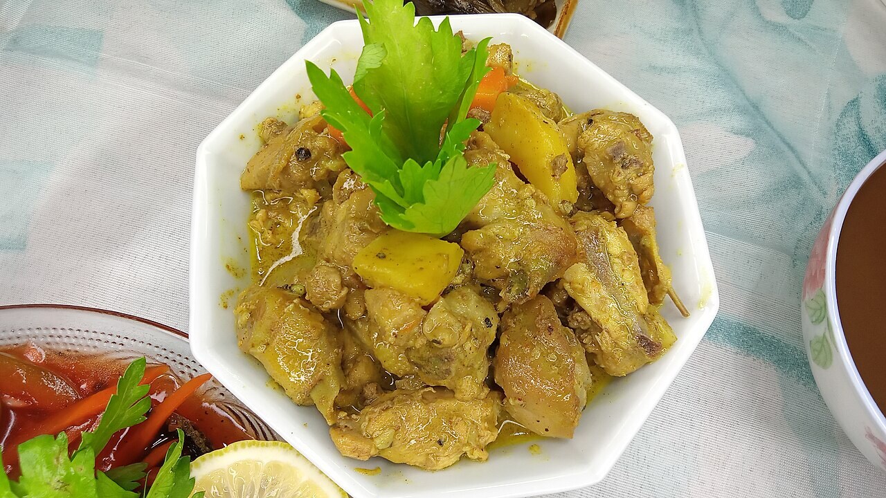 Filipino Chicken Curry: Coconut Chicken with Potatoes and Carrots - Chicken Curry in the Philippines.