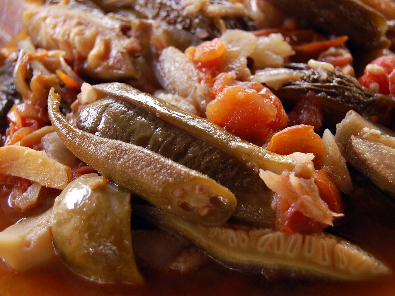 Pinakbet: Filipino Vegetables with Bagoong - Pinakbet with vegetables.