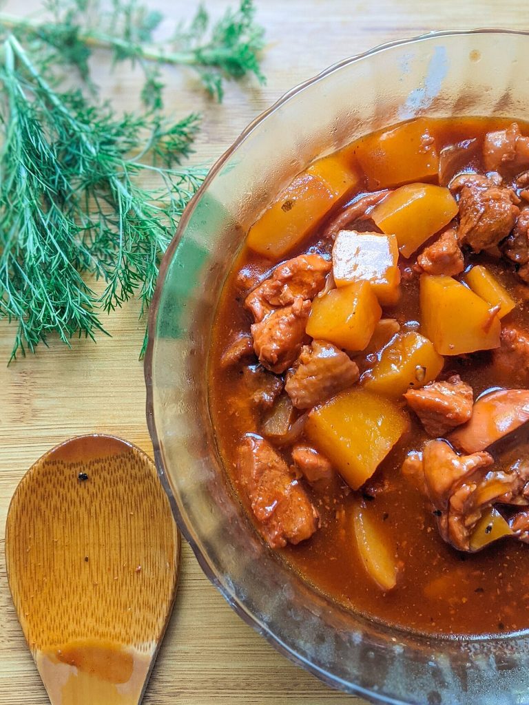 Pork Menudo: Filipino Tomato Pork Stew recipe