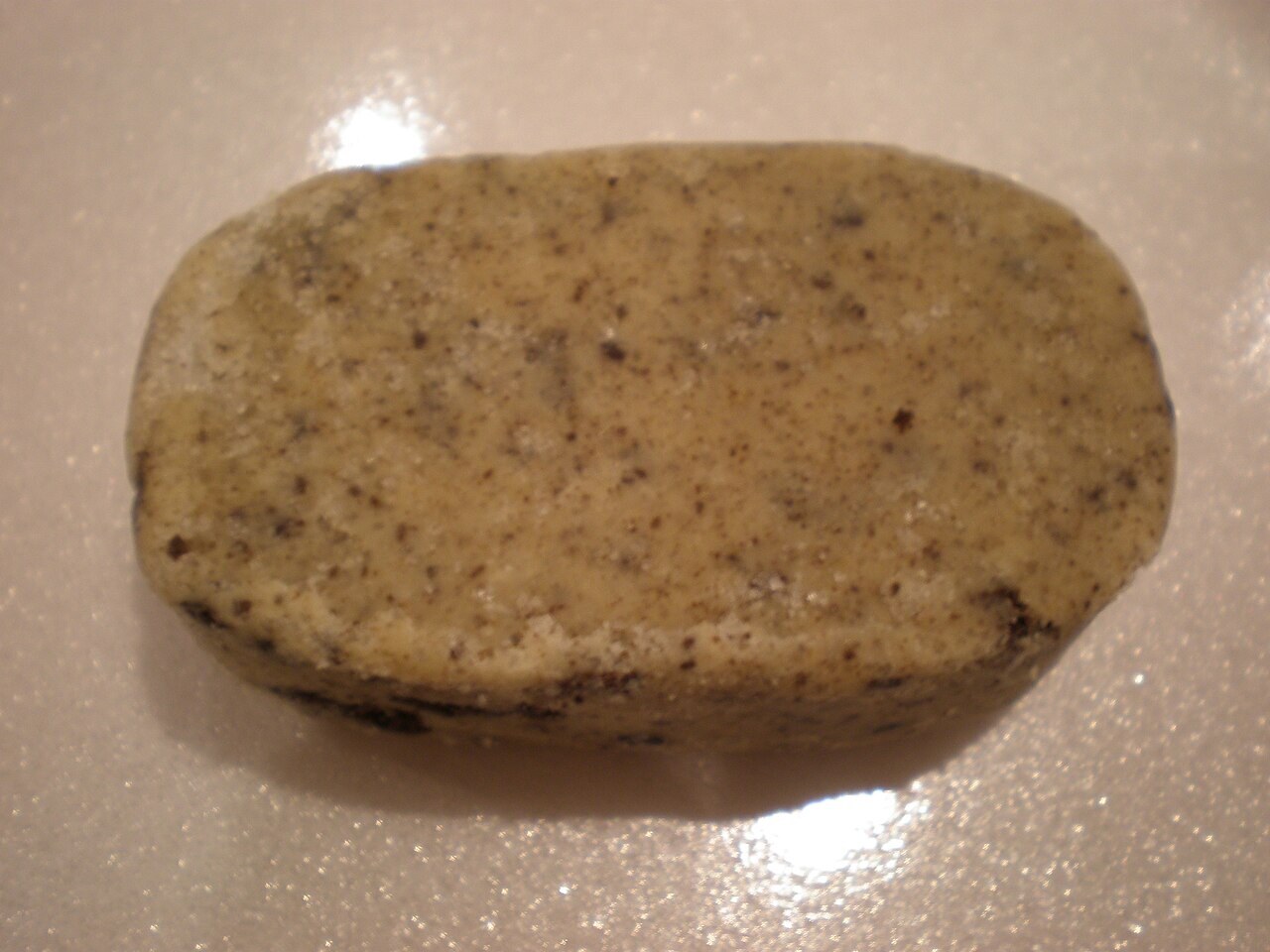 Polvoron: Filipino Toasted Milk Candies - A Goldilocks cookies n' cream polvoron.