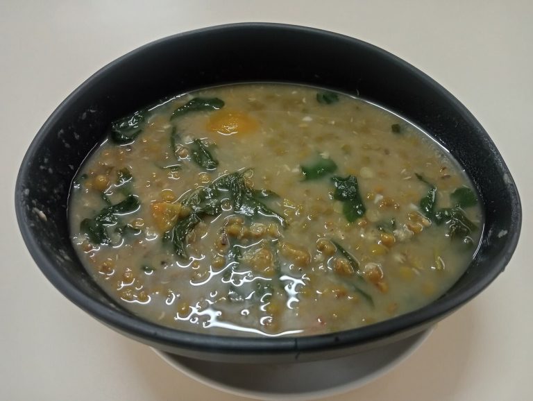 Ginisang Munggo with Tinapa: Filipino Mung Bean Stew recipe