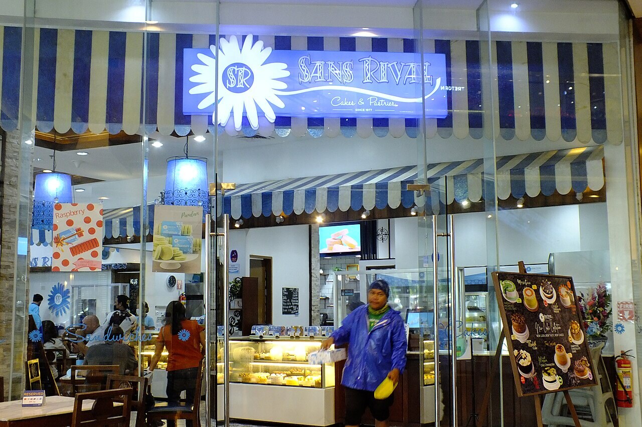 Sans Rival: Cashew Meringue Layer Cake - Sans Rival Cakes & Pastries at Robinsons Galleria Cebu.