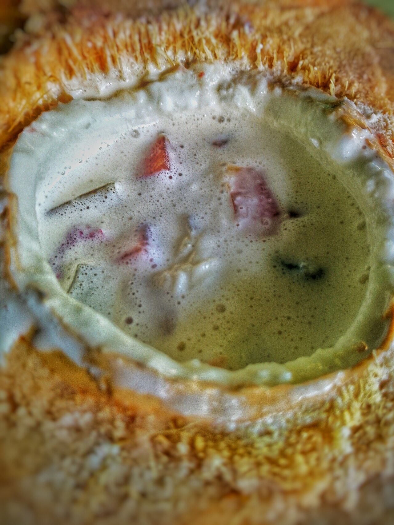 Filipino Fruit Salad: Creamy Party Dessert - Buko salad in coconut a Filipino dish in the Philippines.