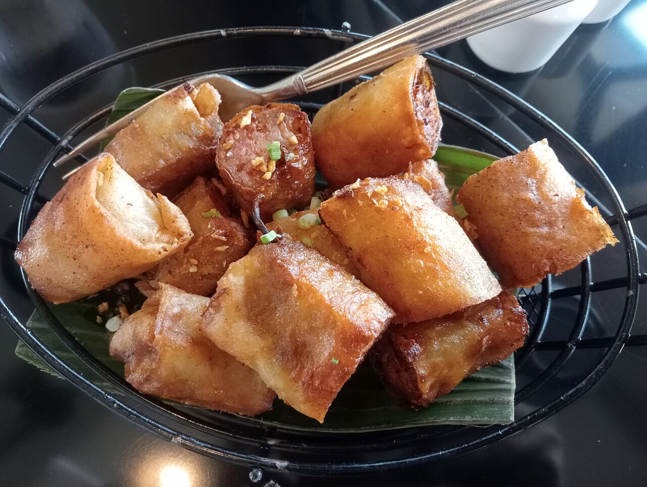 Lumpiang Shanghai: Crispy Filipino Pork Spring Rolls - Crisp lumpiang Shanghai.