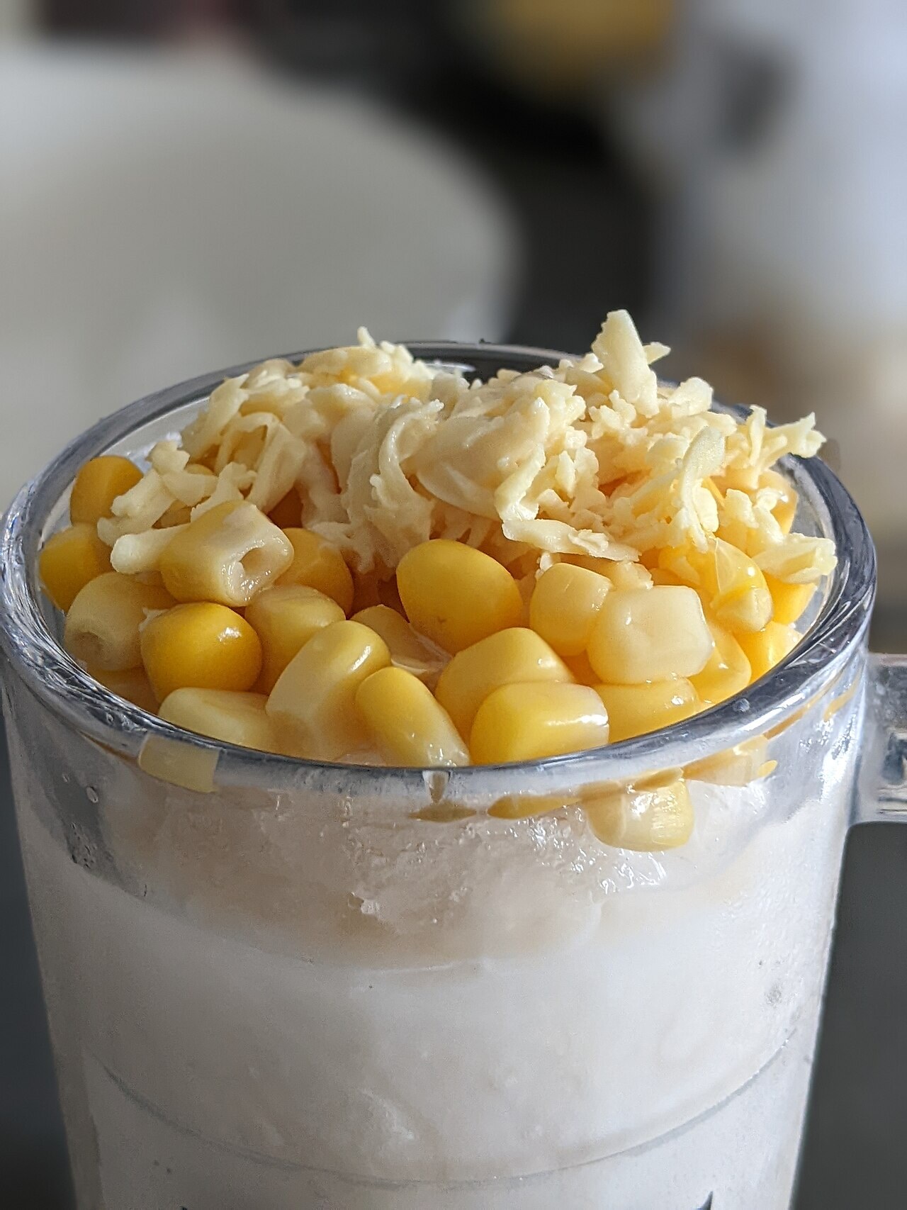 Mais con Hielo: Filipino Sweet Corn Shaved Ice - Mais con Hielo serving photo.