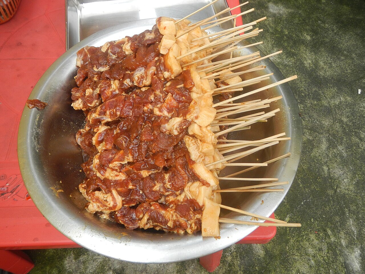 Filipino Pork Barbecue Skewers: Sweet-Savory Party BBQ - Filipino pork barbecue.