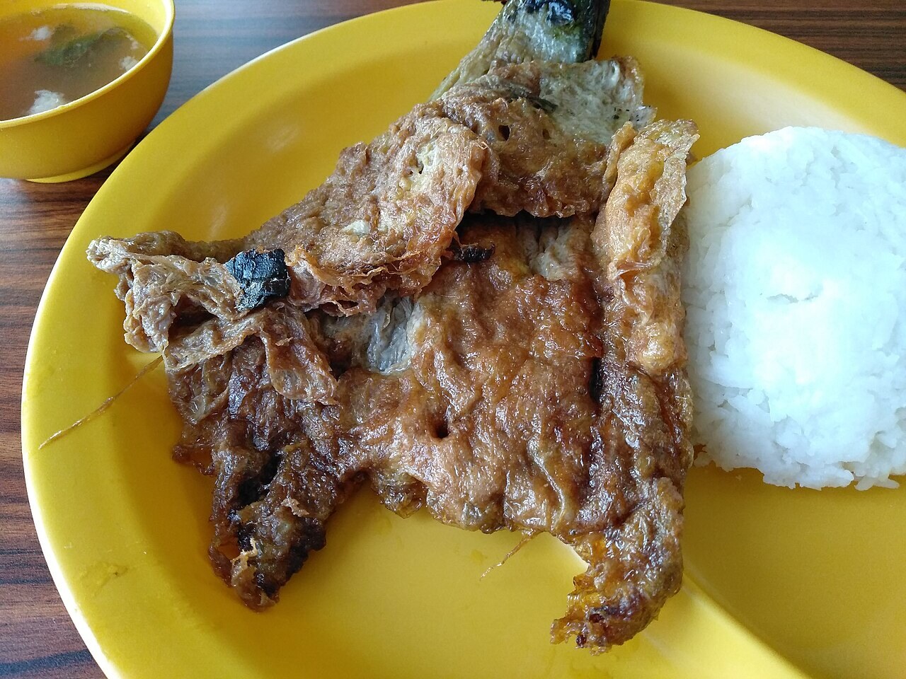 Tortang Talong: Filipino Eggplant Omelet - Tortang talong plated.