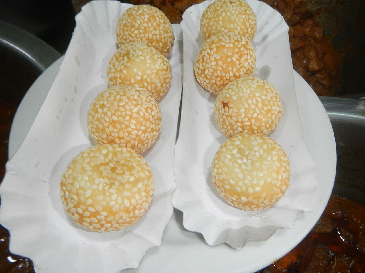 Fish Balls with Manong Sauce: Filipino Street-Food Skewers - Philippine cuisine List of Philippine dishes Classic Savory products Chicharon Bopis Laing Bistek Halo-halo Fish ball.