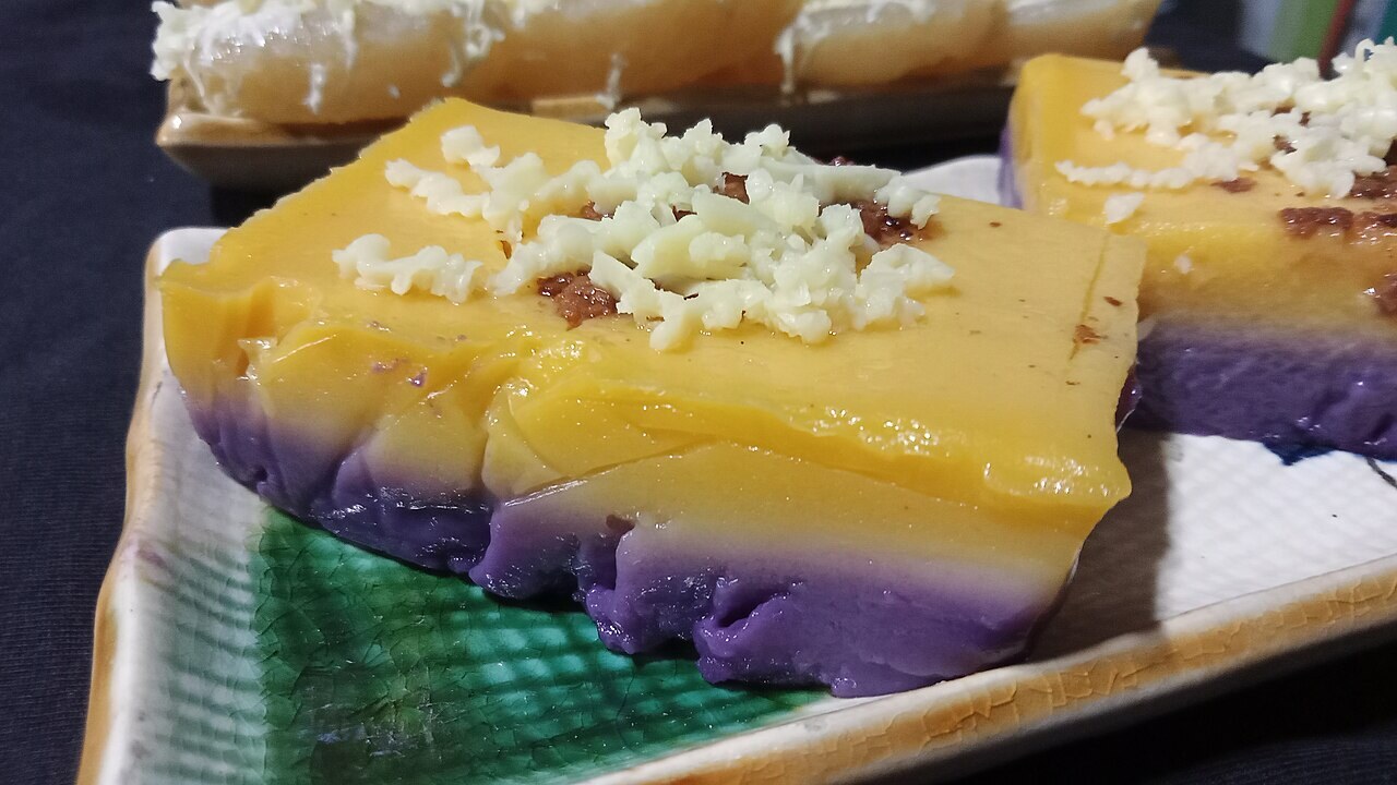 Sapin-Sapin: Layered Filipino Coconut Sticky Rice Cake - Sapin-Sapin (Kakanin.