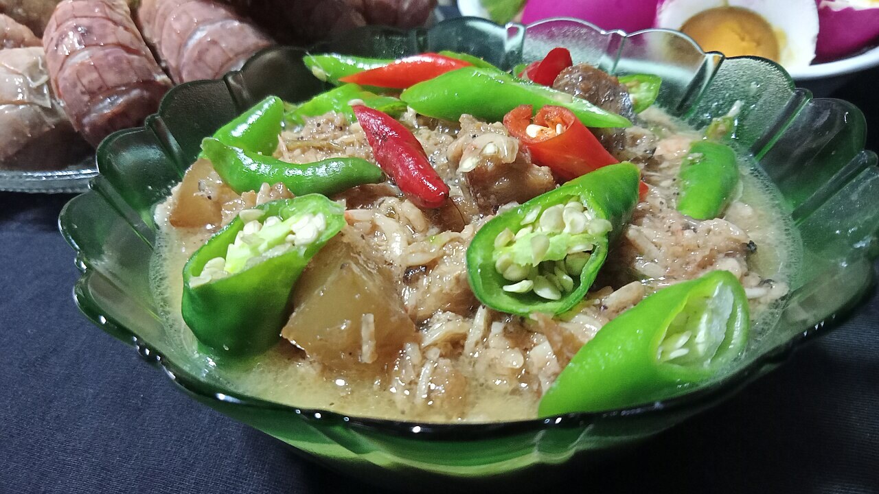 Bicol Express: Spicy Filipino Coconut Pork - Bicol Express close-up.