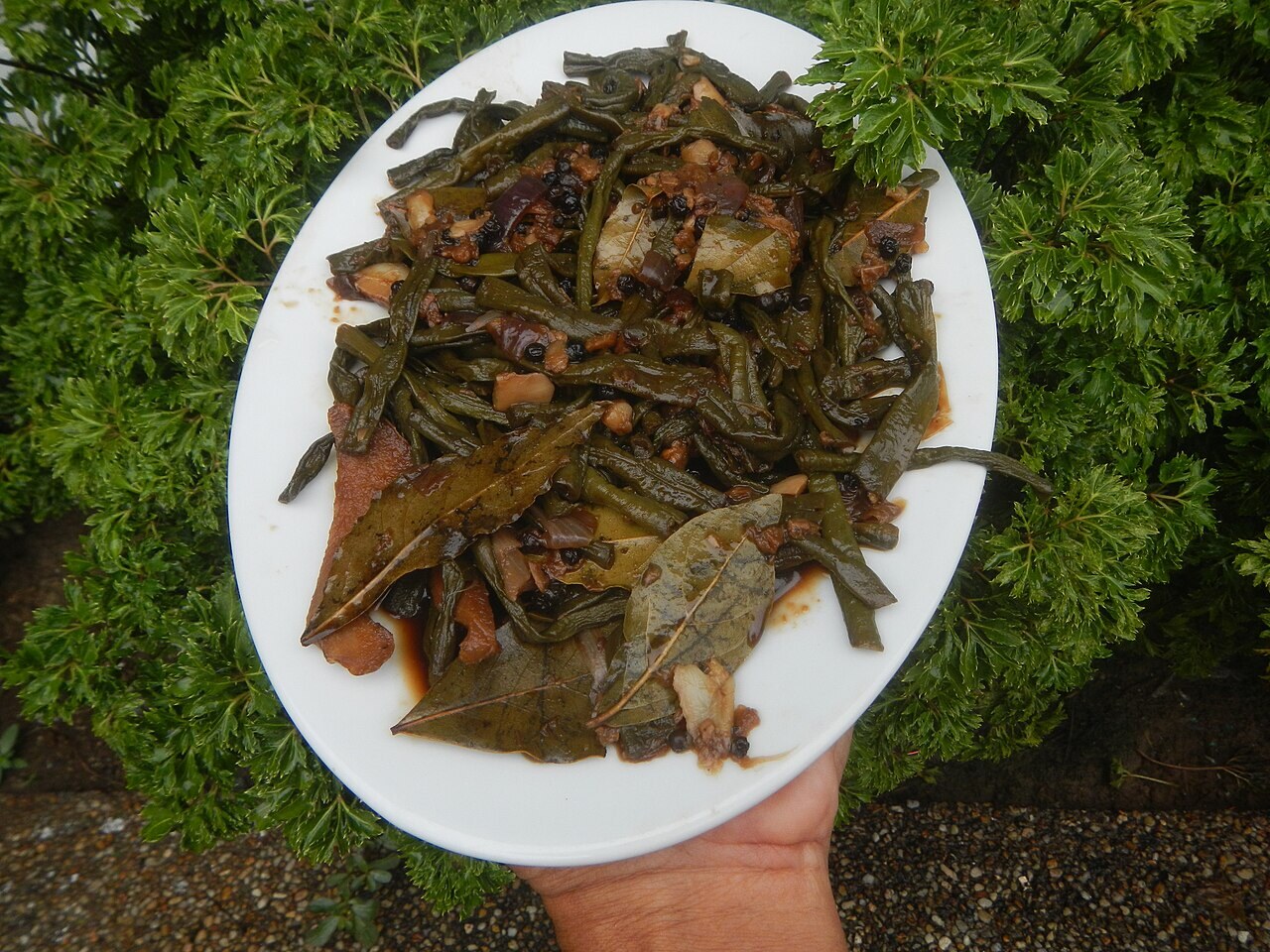 Adobong Sitaw with Pork: Long Beans in Soy-Vinegar Sauce - Adobong Okra Adobong Sitaw.