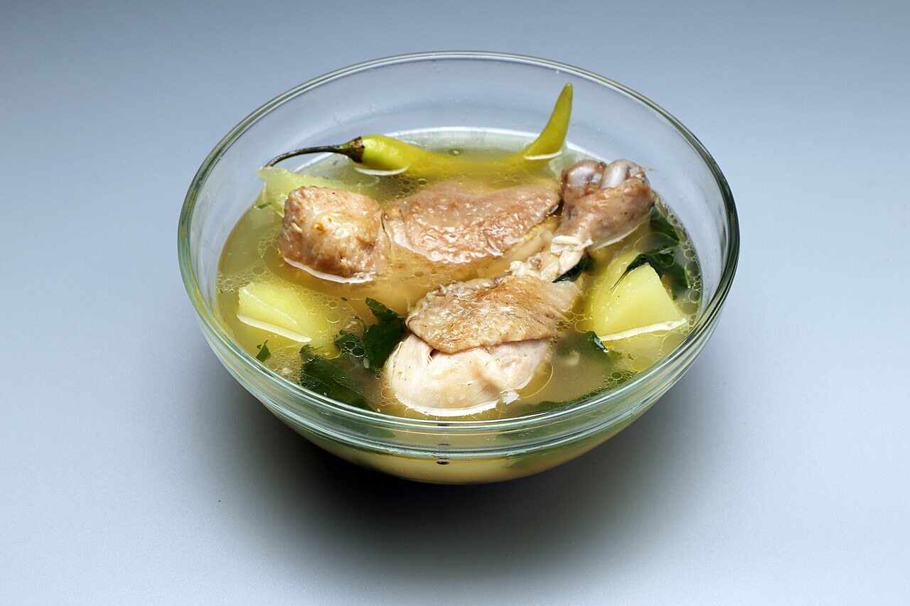 Tinolang Manok: Filipino Ginger Chicken Soup - Tinolang manok bowl.