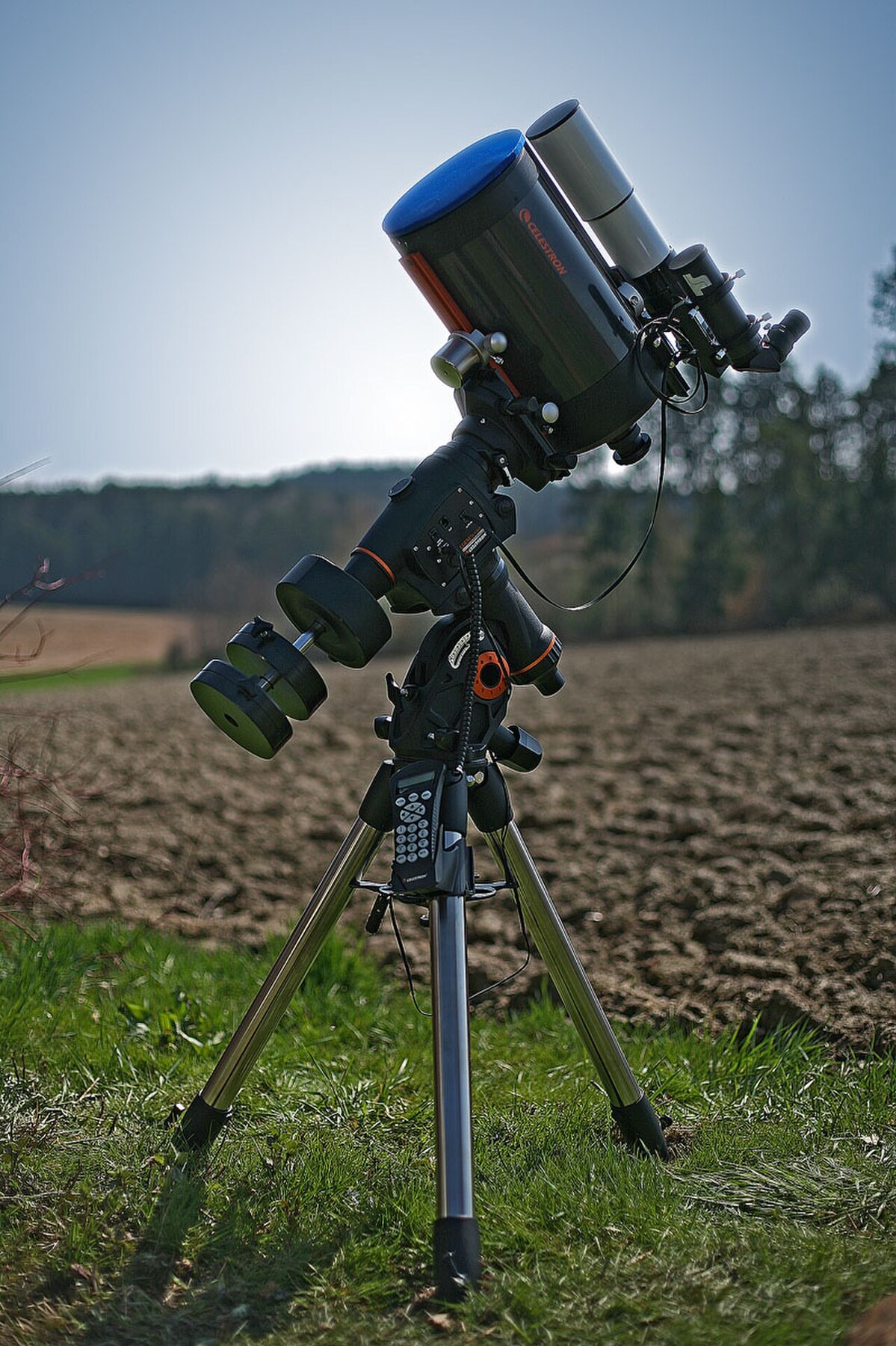 Goto: Filipino Beef Tripe Rice Porridge - goto-telescope with guiding-scope mounted "piggyback".