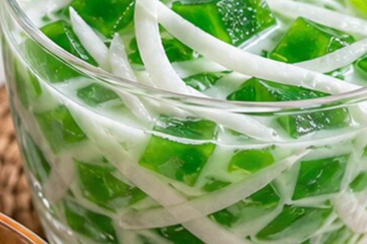 Buko Pandan Jelly Dessert