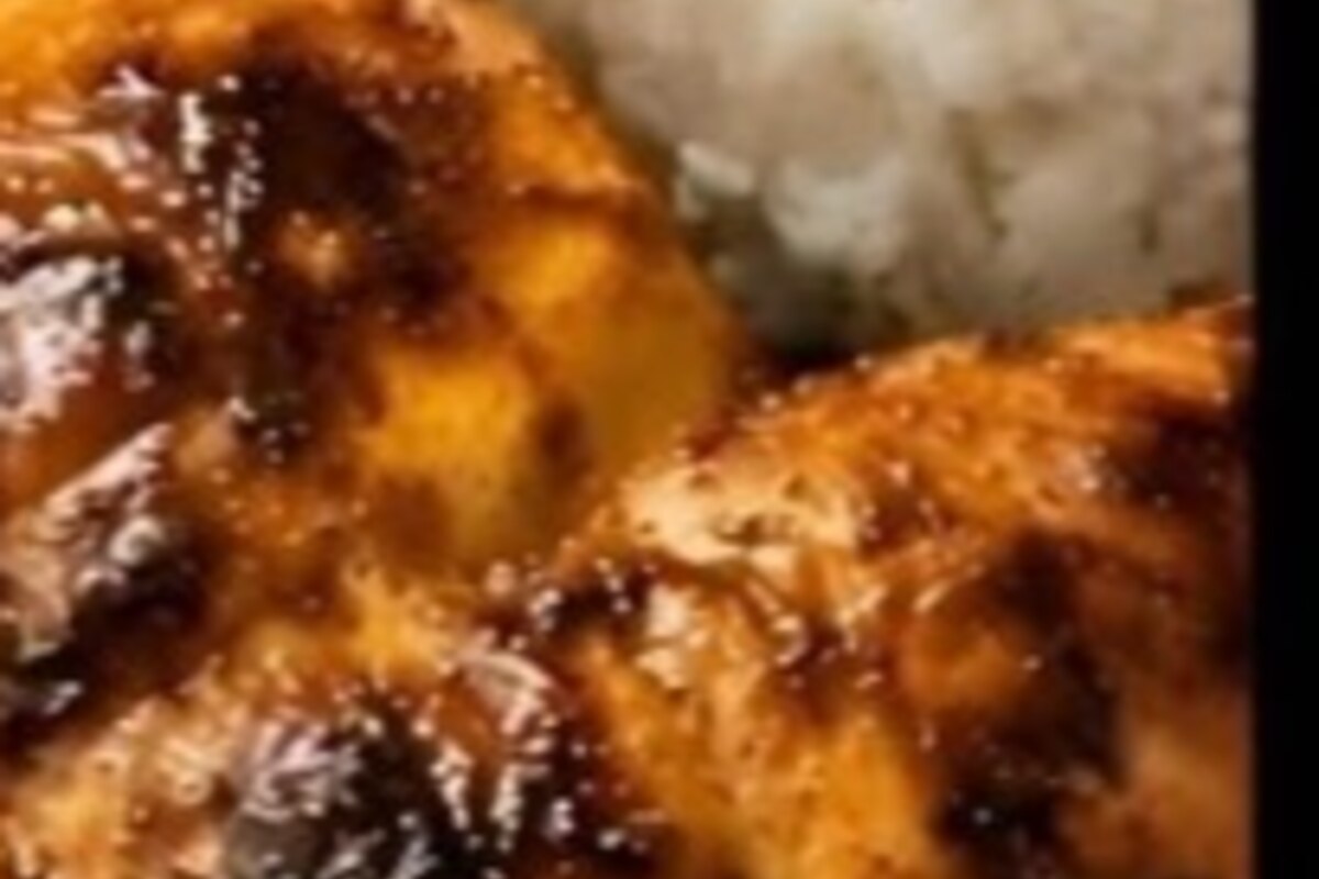 Chicken Inasal Grilled Chicken serving idea.