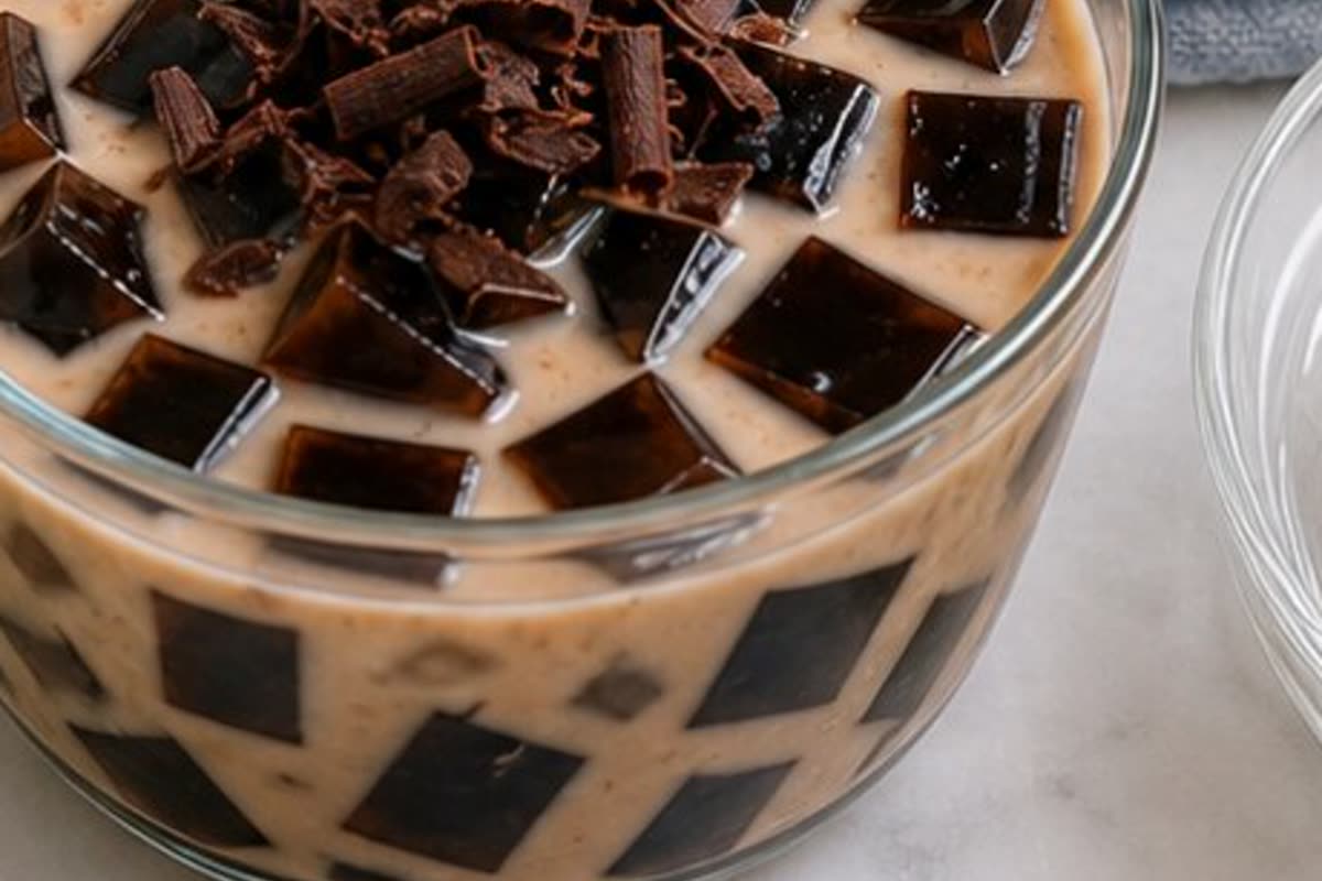 Chocolate Coffee Broken Glass Gelatin