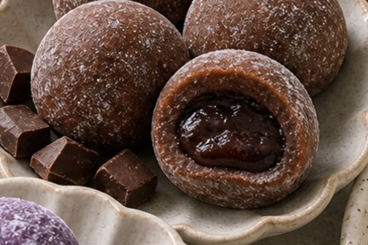 Chocolate Mochi Balls