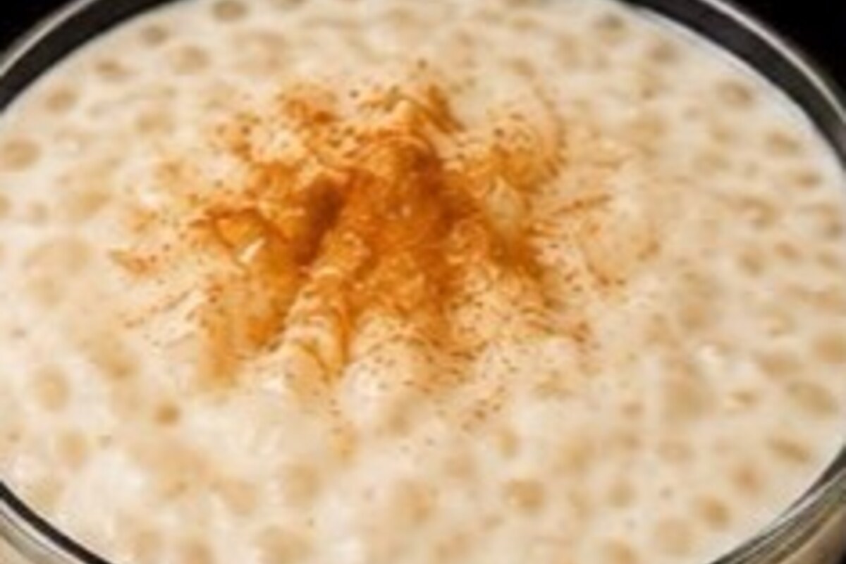 Classic Vanilla Tapioca Pudding serving idea.
