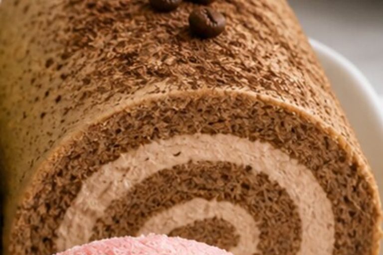 Coffee Swiss Roll Cake recipe