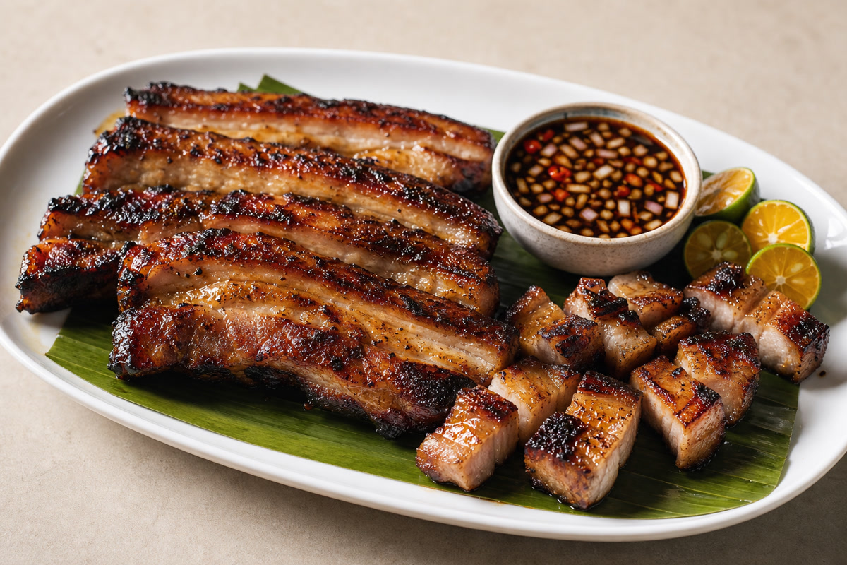 Sprite-Marinated Inihaw na Liempo: Filipino BBQ Pork Belly recipe