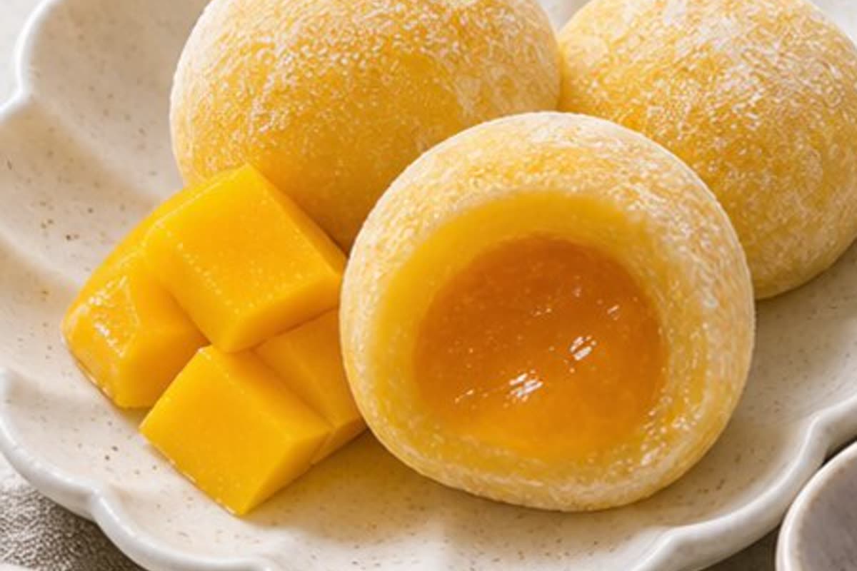 Mango Mochi Balls