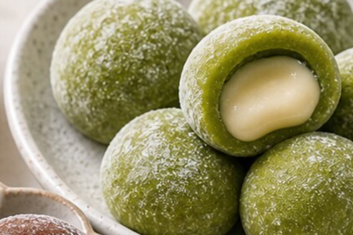 Matcha Mochi Balls