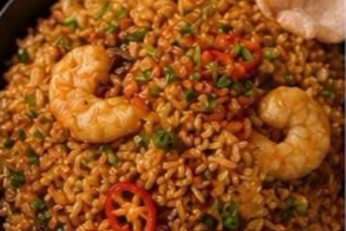 Nasi Goreng serving idea.