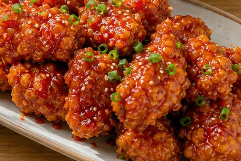 Sweet Chili Korean Fried Chicken recipe