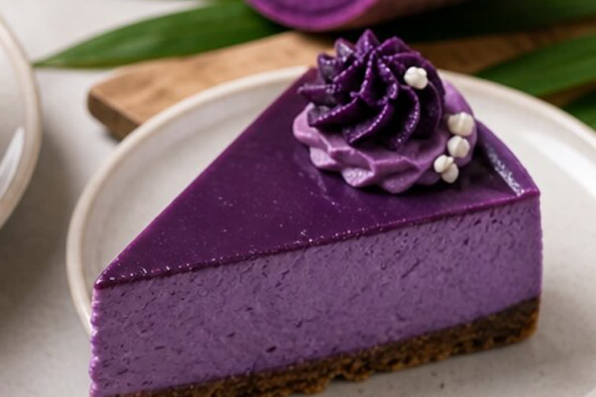 Ube Cheesecake