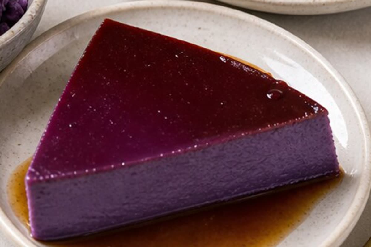Ube Leche Flan