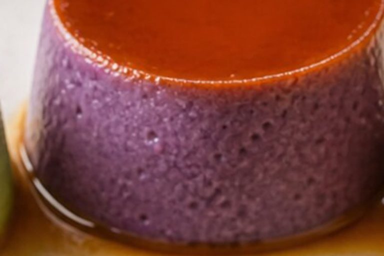 Ube Leche Flan recipe