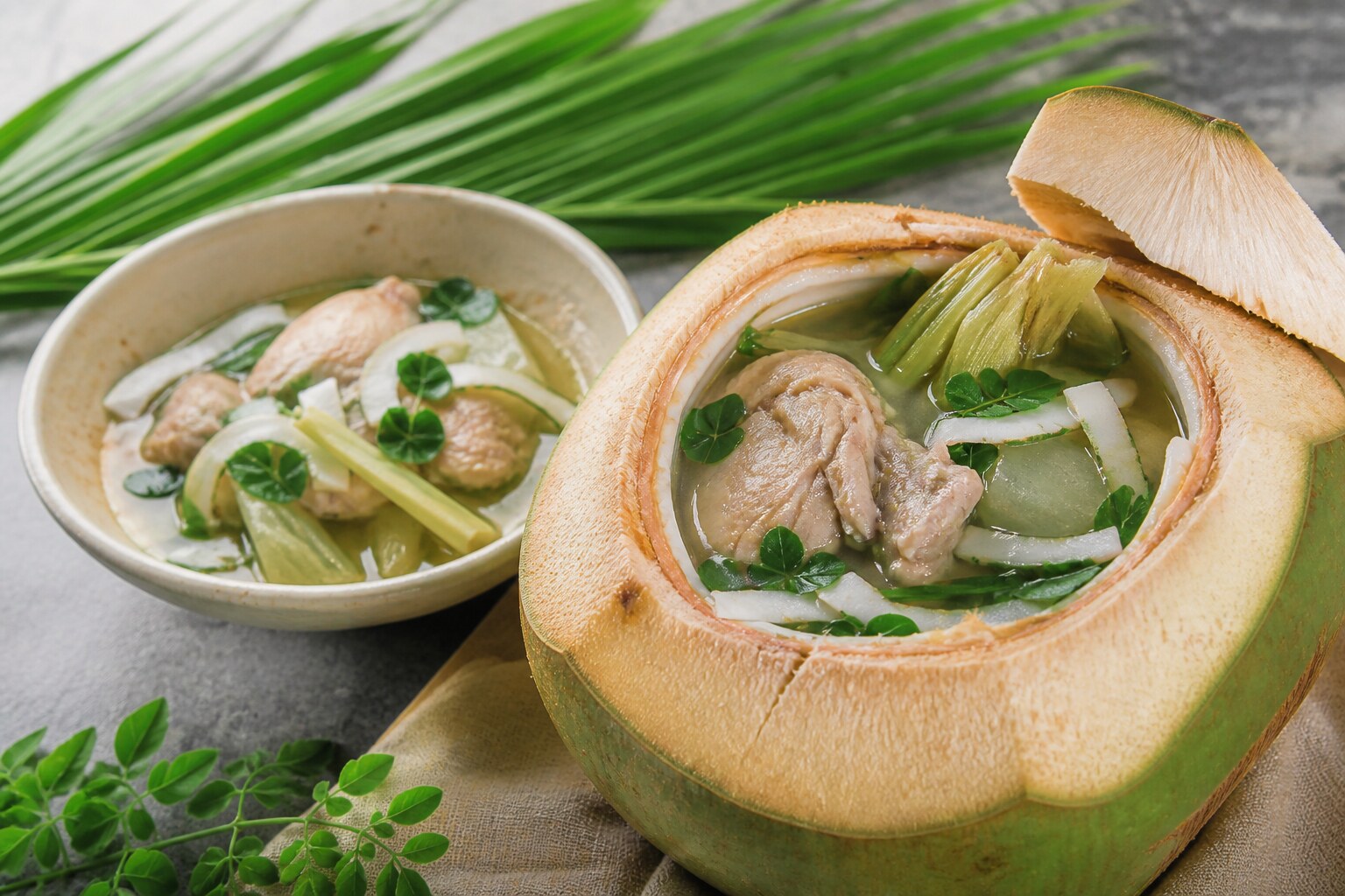 Chicken Binakol with Young Coconut recipe