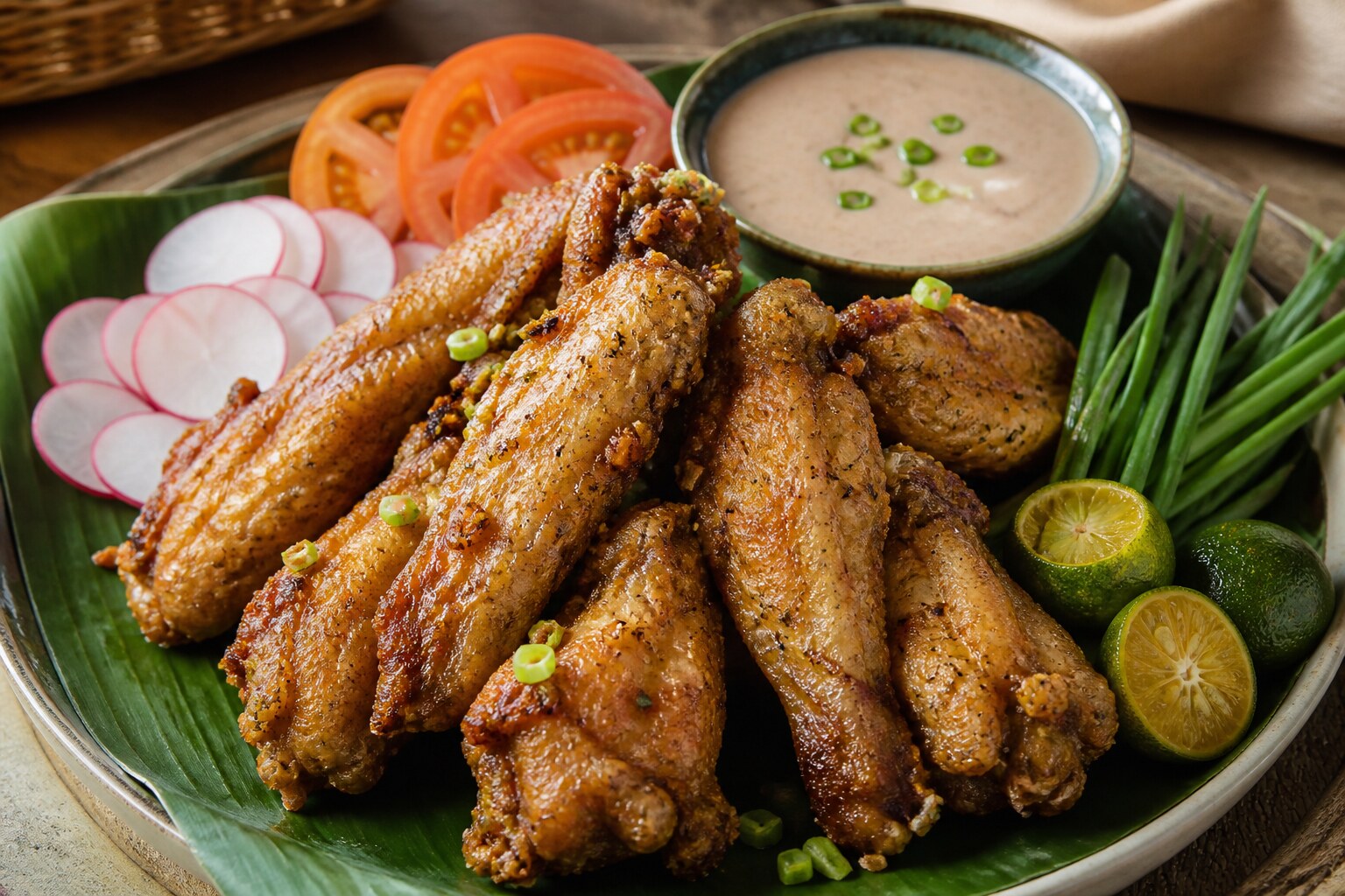 Crispy Sinigang Wings with Tamarind Dip recipe