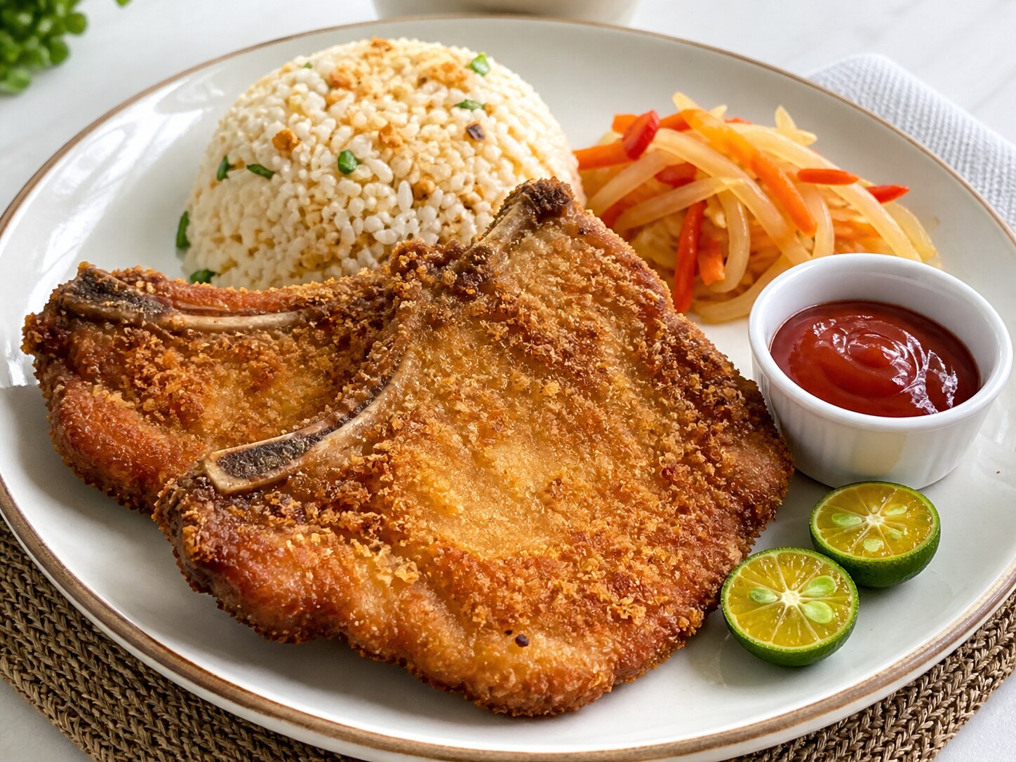 Filipino Breaded Pork Chops (Pritong Pork Chop) recipe