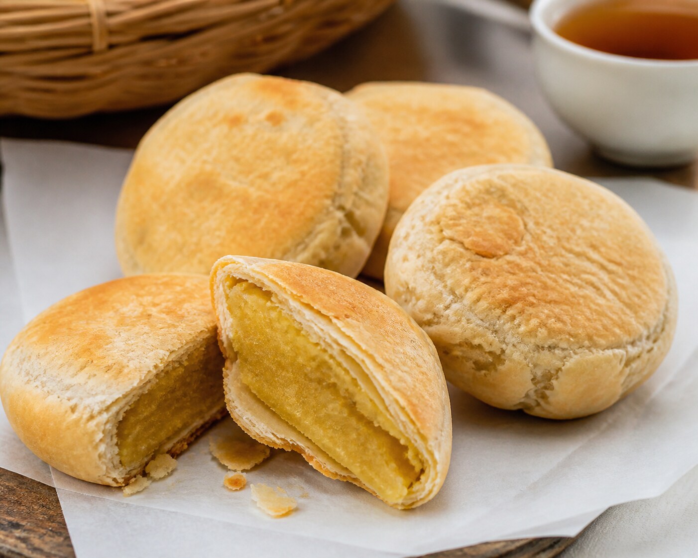 Hopia Monggo: Flaky Mung Bean Pastry recipe