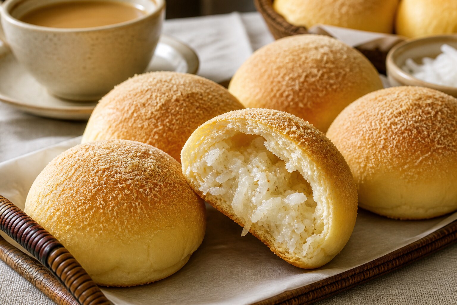 Pan de Coco: Filipino Coconut Buns recipe