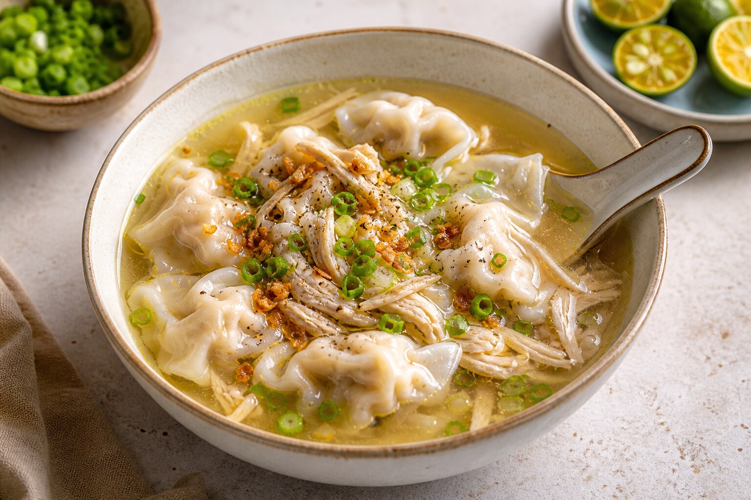Pancit Molo: Iloilo Wonton Soup recipe