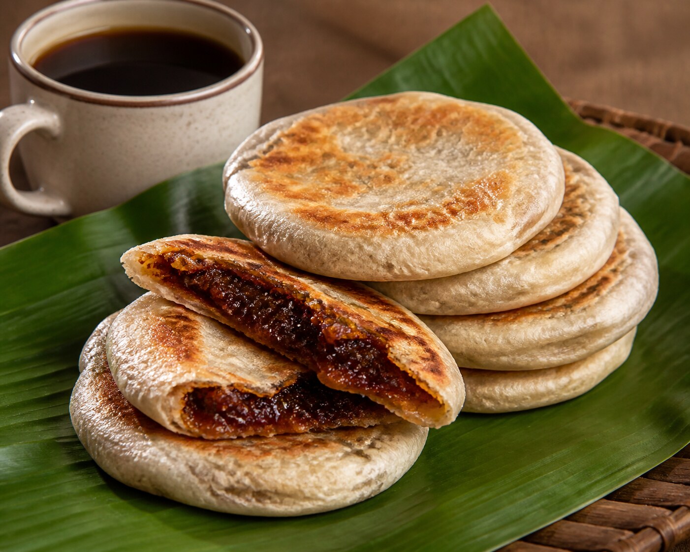 Piaya with Muscovado Filling recipe