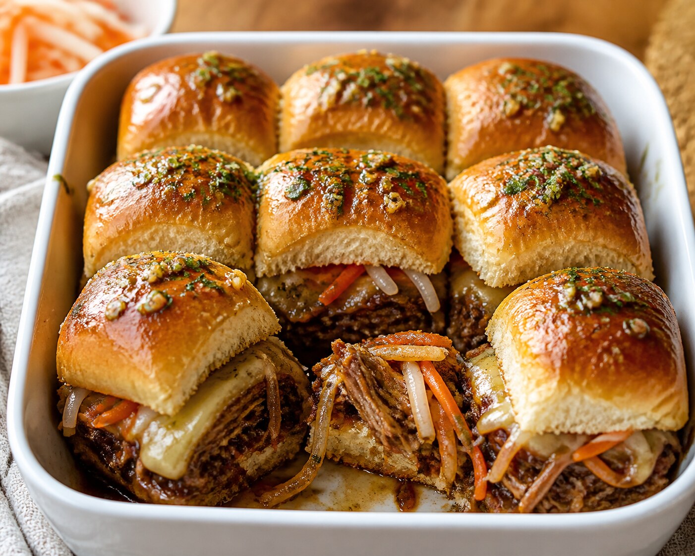 Pork Adobo Pull-Apart Sliders recipe