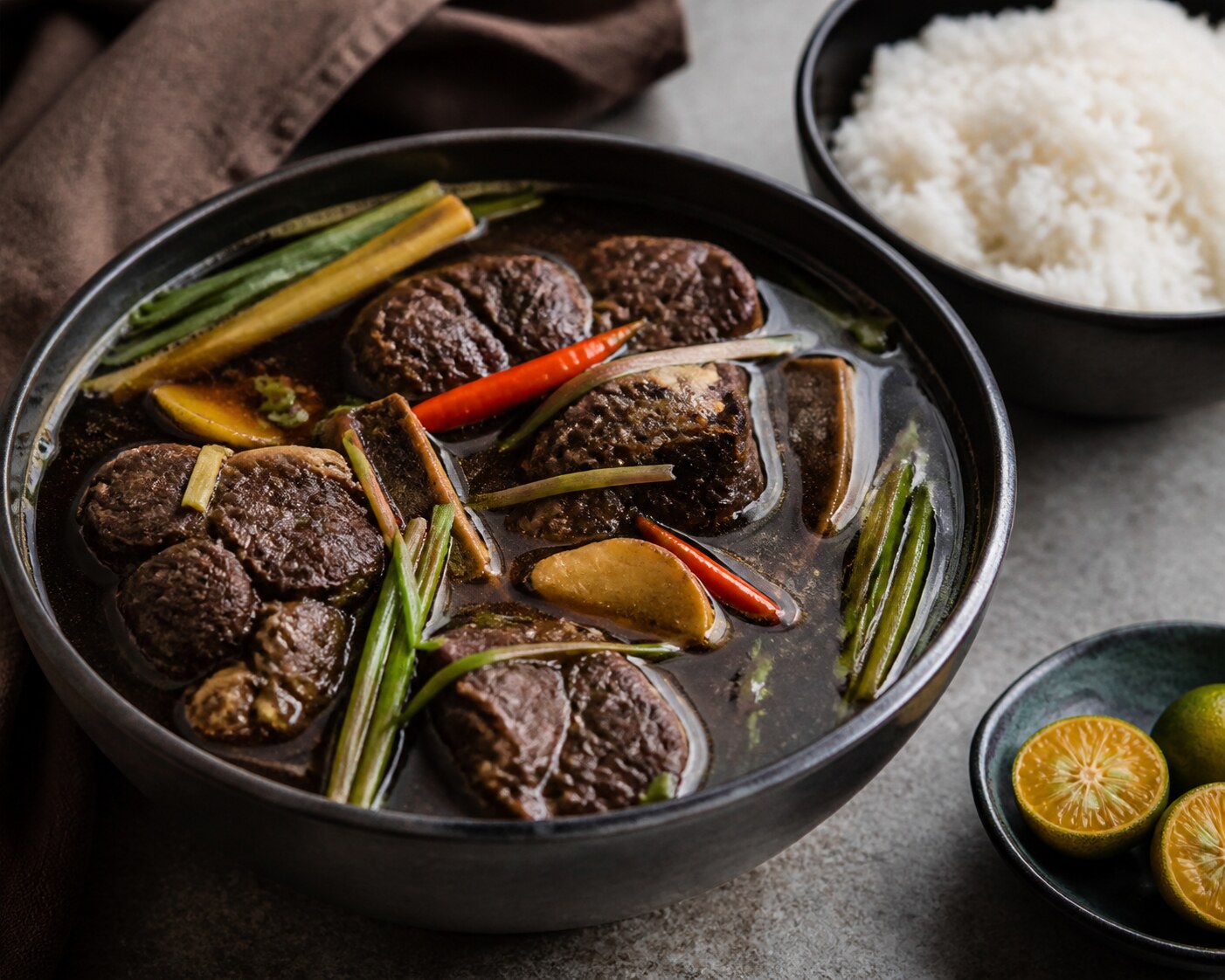 Tiyula Itum: Tausug Black Beef Soup recipe